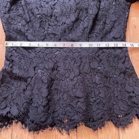 Elegant Boden Black Fitted Lace Top Women’s 6/Small - Picture 13 of 14